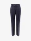 Ago & Filo Virgin Wool Blend Trousers In Blue