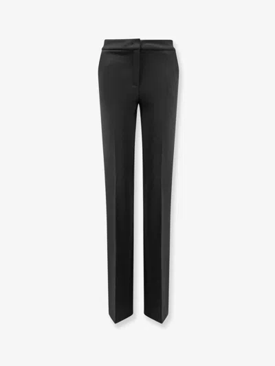 Ago & Filo Viscose Blend Trousers In Black