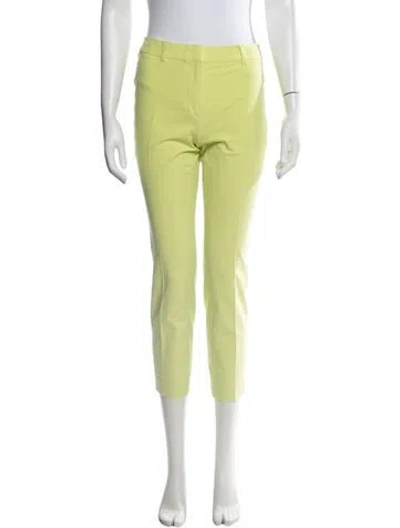 Pre-owned Ago E Filo Straight Leg Pants In Green