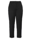 Ago E Filo Woman Pants Black Size 8 Polyester, Wool, Elastane