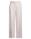 Ago E Filo Woman Pants Light Pink Size 6 Polyester, Virgin Wool, Elastane In Pink