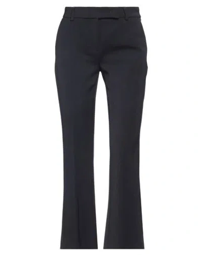 Ago E Filo Woman Pants Midnight Blue Size 2 Polyester, Wool, Elastane