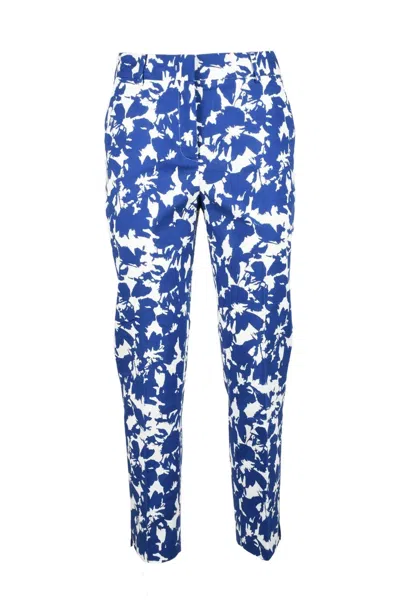 Ago E Filo Women's Blue/white Trousers