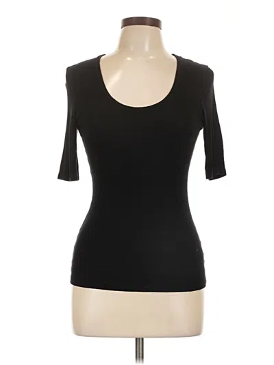 Pre-owned Agolde 3/4 Sleeve T-shirt In Black