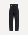 Agolde 80s High-rise Straight-leg Jeans In Black