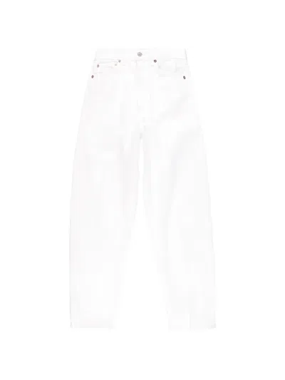 Agolde 80's Straight-leg Jeans In White