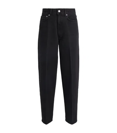 Agolde '80s Vintage Taper Straight Jeans In Black
