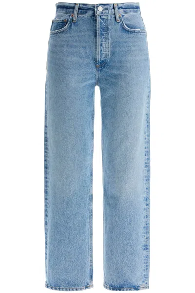 Agolde 90's Pinched Waist High In Blue