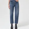 AGOLDE 90’S CROP MID-RISE LOOSE STRAIGHT JEANS