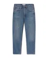 Agolde 90's Crop Mid Rise Straight Jeans In Shrine