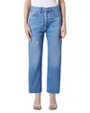 Agolde 90's Crop Mid Rise Straight Jeans In Shrine In Shrine