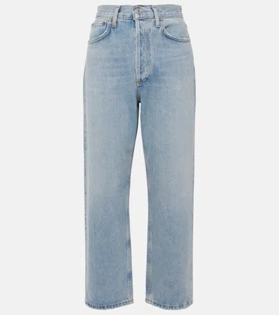 AGOLDE 90'S CROP MID-RISE STRAIGHT JEANS