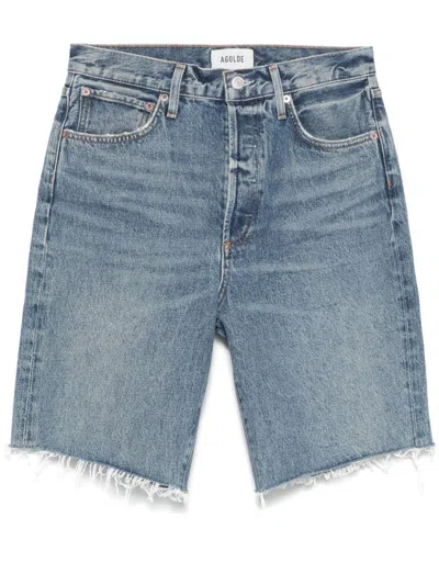 Agolde 90's Denim Shorts In Regenerative Cotton