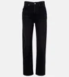 Agolde 90's High-rise Straight Jeans In Black