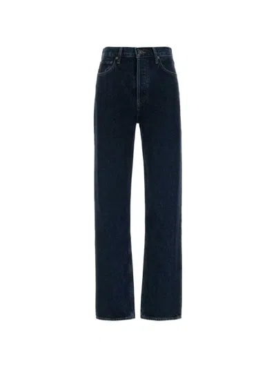 Agolde 90's High-waist Jeans In Blue