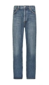 Agolde Vintage Denim Trousers Featuring Belt Loops In Blue