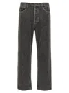 Agolde 90s Grey Five Pocket Jeans In Cotton Man