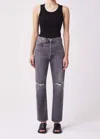 Agolde 90's Mid Rise Loose Fit Jeans In Outline In Gray
