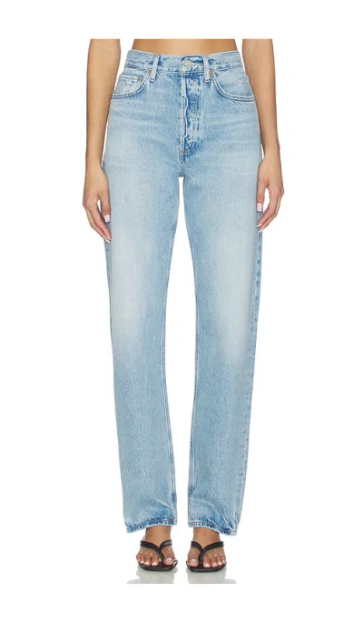 Agolde 90's Mid Rise Loose Jeans In Blue
