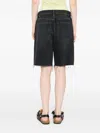 Agolde Riley High Rise Slim Leg Shorts In Vortex