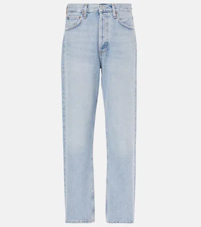 Agolde Denim Straight-leg Jeans In Blue