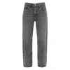 Agolde 90's Pinch Waist Cropped Jeans In Gray