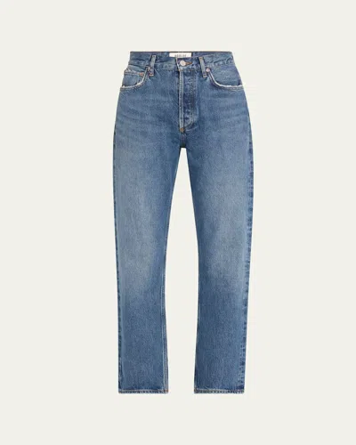 AGOLDE 90'S PINCH WAIST HIGH-RISE STRAIGHT JEANS