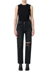 Agolde 90's Pinch Waist In Black