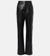 Agolde Recycled Leather Mid Rise Relaxed Boot Pants Detox In White