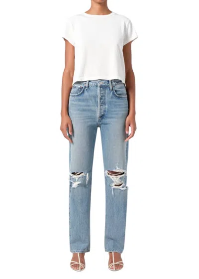 Agolde 90's Pinch Waist Jean In Backdrop In Multi