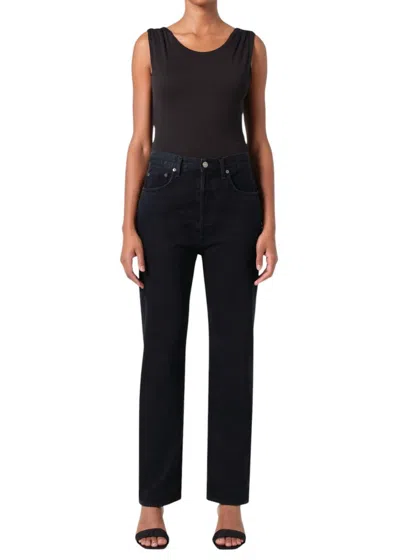 Agolde 90's Pinch Waist Jean In Crushed In Multi