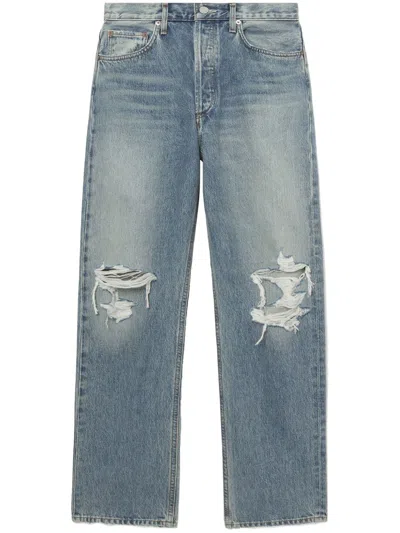 Agolde 90's Pinch Waist Jeans In Blue