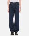 Agolde Blue Jeans With Belt Loops And Logo Patch On The Rear In Denim Woman In Blue