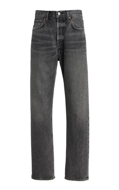 Agolde 90's Pinch Waist Long In Black