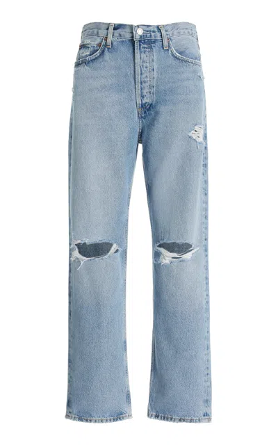 AGOLDE 90’S RIGID HIGH-RISE STRAIGHT-LEG JEANS