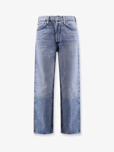 Agolde 90' S Regenerative Cotton Jeans In Blue