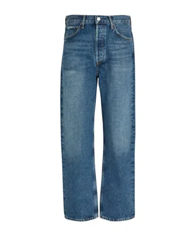 Agolde 90 S Straight-leg Jeans In Transparent