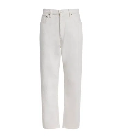 Agolde 90's Straight Jeans In White