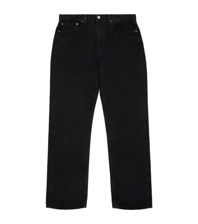 Agolde 90's Straight Jeans In Black
