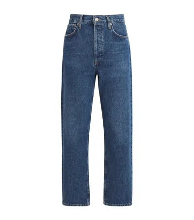 Agolde 90's Straight Jeans In Blue