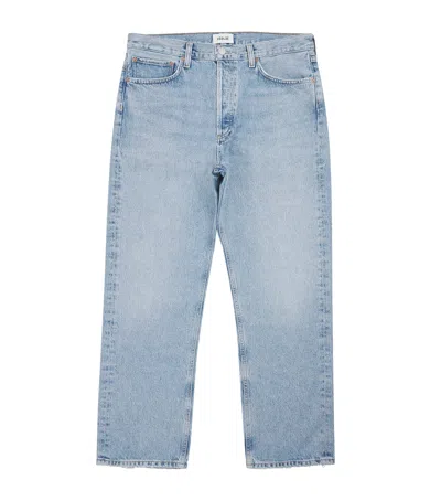 Agolde 90's Straight Jeans In Blue