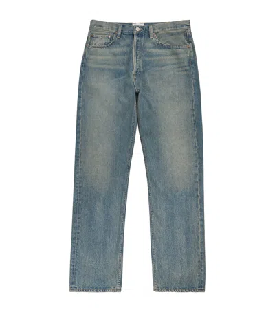 Agolde 90's Straight Jeans In Blue