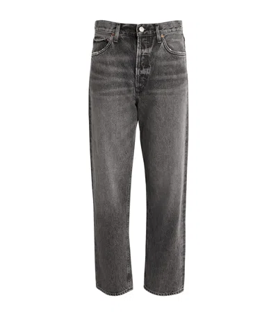 Agolde 90's Straight Jeans In Grey