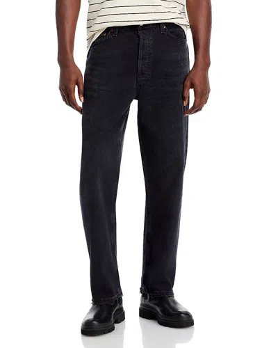 AGOLDE 90'S STRAIGHT LEG RELAXED JEANS IN TAR