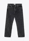 Agolde Gray Jeans In Regenerated Denim In Gray