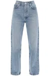 AGOLDE AGOLDE STRAIGHT LEG JEANS FROM THE 90'S WITH HIGH WAIST