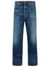 Agolde Blue Washed Jeans In Regenerated Denim In Blue