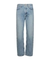 Agolde Low Curve Jeans With Five-pocket Style In Blue