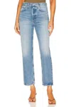 Agolde 90s Crop Jean In Bound In Blue