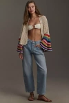 Agolde Harper Mid-rise Cropped Jeans In Blue